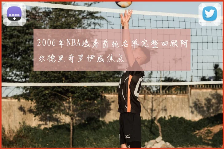 2006年NBA选秀首轮名单完整回顾阿尔德里奇罗伊成焦点